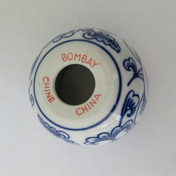 Bombay Blue and White Round Votive Tea Light Candle Holder - Picture 7 of 7